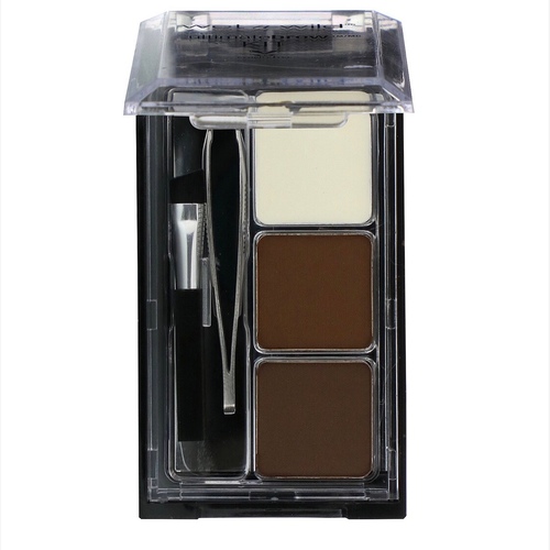 Products.Q8 co. - WET N WILD Ultimate Brow Set, Dark Brown,(2.5 g) - A five-piece set that includes everything you need to create perfectly groomed and polished brows. The brow kit includes: Tweezers, Brow Brush, 2 Brow Powders, 1 Brow Setting Wax 
 Perfect for on-the-go touch upsIncludes a built-in mirrorA mini brow salon in a handy, purse-friendly compact