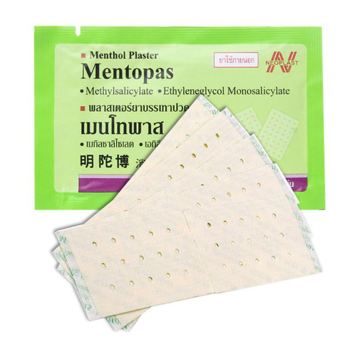 Products.Q8 co. - Mentopas Inflammatory Pain Relief Plaster - Mentopas Inflammatory Pain Relief Plaster For Neck / Muscle Aches