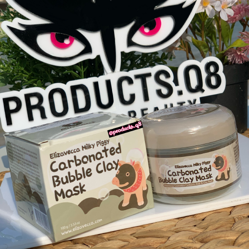 Products.Q8 co. - Carbonated Bubble Clay Mask -100g - The bubbles help exfoliate dead
skin cells and unclog pesky pores while delivering the nutrients deep into the
skin. The effect is purer, tighter pores and excessive sebum-control that helps
fight against future clogging