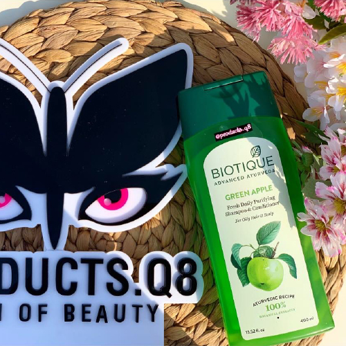 Products.Q8 co. - BIOTIQUE GREEN APPLE shampoo & conditioner - purify and nourish the scalp and
hair with natural minerals and proteins. 
Leaves
hair refreshed and full of natural body and shine.