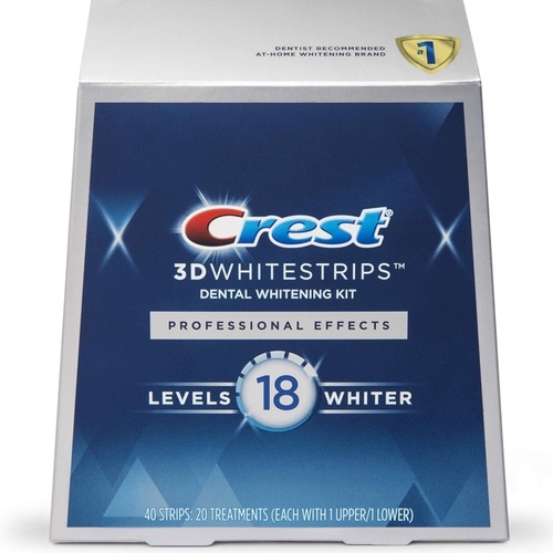 Products.Q8 co. - Crest 3D Whitestrips Professional White Teeth Whitening Kit - Whitens like professional level laser treatment Safe on enamel using the same whitening ingredient as dentists No slip teeth whitening strips Satisfaction 100% Guaranteed Apply once daily for 30 minutes for 20 days