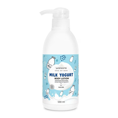 Products.Q8 co. - Milk Yogurt Body Lotion Extra Milk (Hydrates & Softens Skin) 530ml - Milk Yogurt Body Lotion Extra Milk is specially created with Hydrolyzed Milk Protein, a great source of Amino Acids to helphydrate and soften your skin. It is formulated with Yogurt to condition, and moisturizing Shea Butter and Vitamin E to enhance hydration, making your skin silky smooth and radiant.