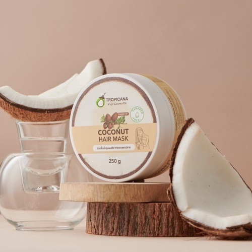 Tropicana Coconut Oil + Argan Hair mask, NON PARABEN Formula,  250 G.