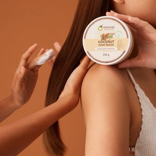 Tropicana Coconut Oil + Argan Hair mask, NON PARABEN Formula,  250 G.