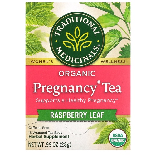 شاي الحمل  العضوي ، أوراق توت العليق ، خالٍ من الكافيين ، 16 كيس شاي مغلف - يدعم الحمل الصحيمكمل غذائي عشبيعضوي معتمد من وزارة الزراعة الأمريكيةعضوي معتمد من CCOF
الطعم
حلو بنكهة النعناع الخفيفة.
