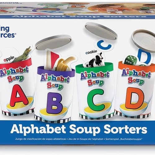 Alphabet Soup Sorters-208 pieces