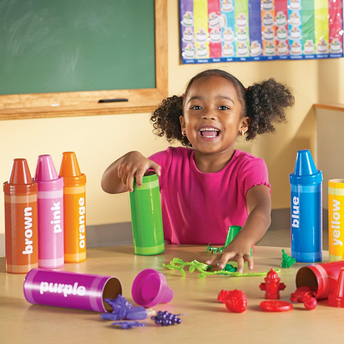 Rainbow Sorting Crayons-56 pieces