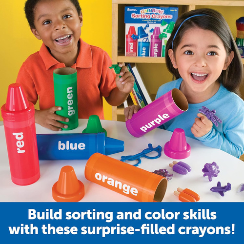 Rainbow Sorting Crayons-56 pieces
