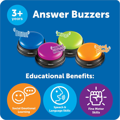 Answer Buzzers, Set of 4
