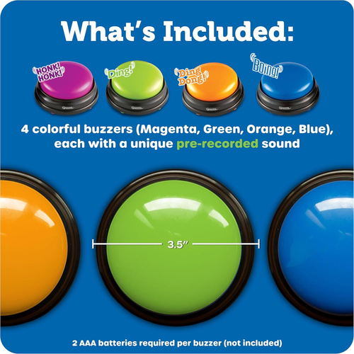 Answer Buzzers, Set of 4