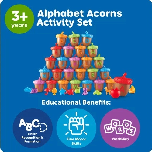 Alphabet Acorns Activity Set