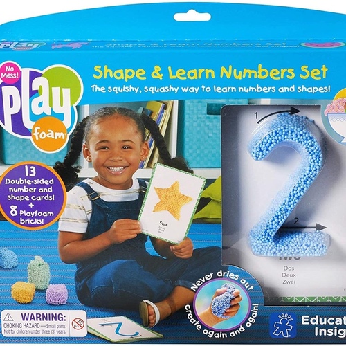PlayFoam Shape & Learn Number Set