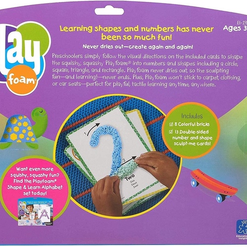 PlayFoam Shape & Learn Number Set
