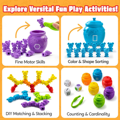 Counting Sorting Bears Toy Set