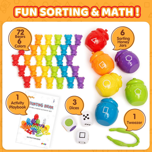 Counting Sorting Bears Toy Set