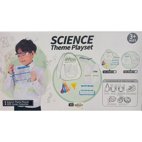 Keyno Science Theme Tent Playset with Accessories