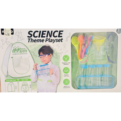Keyno Science Theme Tent Playset with Accessories