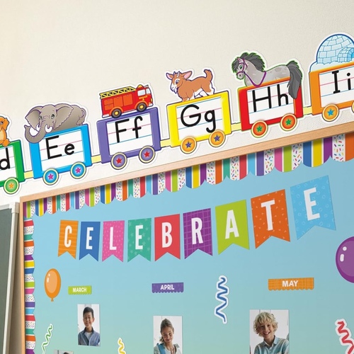 Teacher Created Resources Alphabet Train Bulletin Board Set