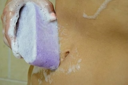 Spongeables Anti-Cellulite Body Wash in a Sponge, Lavender Scent