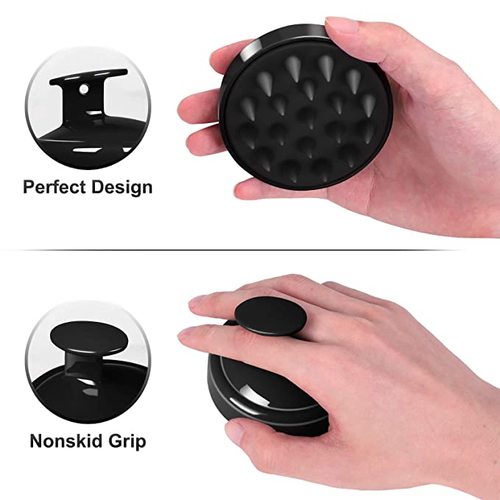 2-Pack Hair Scalp Massager Shampoo Brush with Soft Silicone