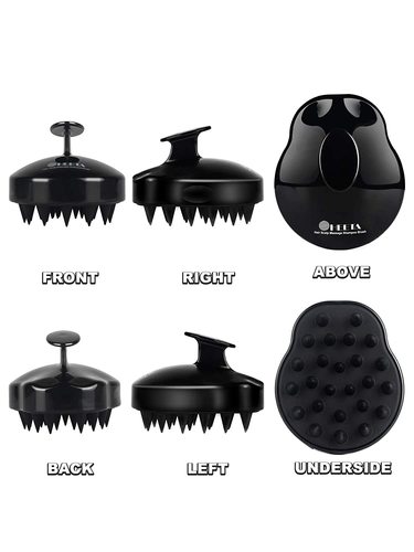 2-Pack Hair Scalp Massager Shampoo Brush with Soft Silicone