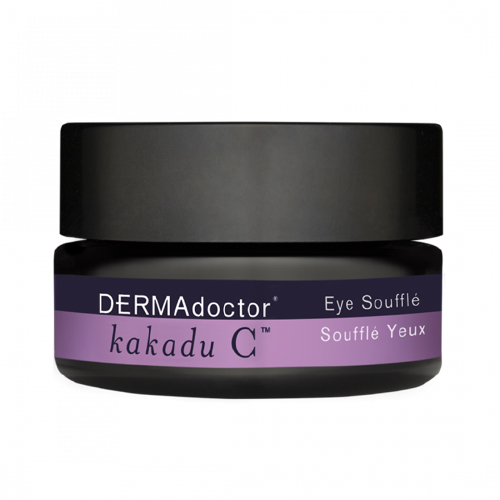 Products.Q8 co. - Dermadoctor Kakadu C- Eye Soufflé - Indulge the eye area with this lightweight, moisture-rich soufflé.  Stabilized Vitamin C, Kakadu plum, potent antioxidants, Caffeine, and Tripeptide Technology help transform the signs of eye fatigue.This brightening eye cream hydrates, smoothes and firms delicate skin for a more ageless appearance.