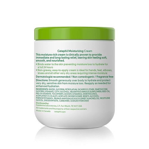 Cetaphil Moisturizing Cream Hydrating Moisturizer For Dry To Very Dry, Sensitive Skin-566 g