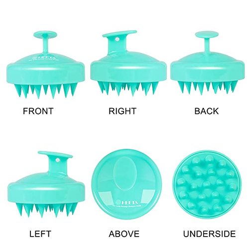 2-Pack Hair Scalp Massager Shampoo Brush with Soft Silicone