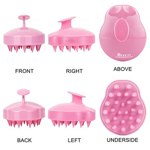 2-Pack Hair Scalp Massager Shampoo Brush with Soft Silicone
