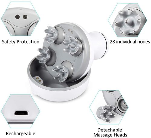 Smart electric scalp massager machine