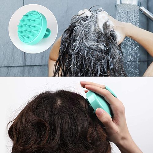 2-Pack Hair Scalp Massager Shampoo Brush with Soft Silicone