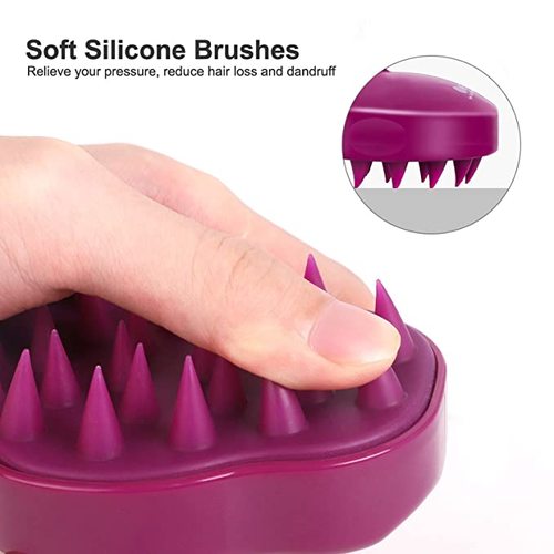 2-Pack Hair Scalp Massager Shampoo Brush with Soft Silicone