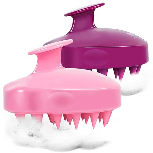 2-Pack Hair Scalp Massager Shampoo Brush with Soft Silicone