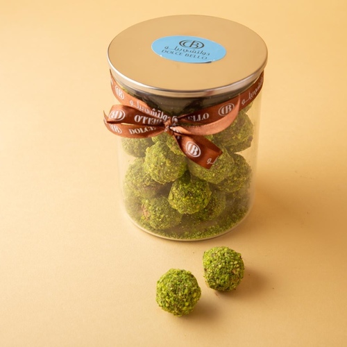 truffles pistachio - Delicious belgian cocoa pods stuffed with pistachio