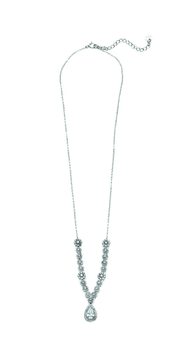 Sovrani Kw - White heart necklace - Silver
  925 necklace White