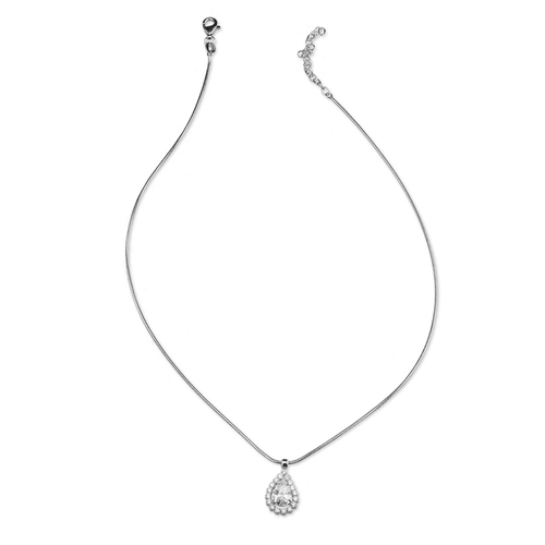 White heart necklace - Silver
  925 necklace with cubic zirconia