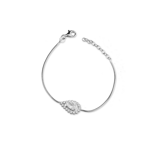 White heart bracelet - Silver
  925 bracelet with cubic zirconia