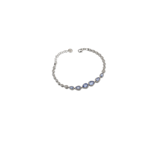 Aquamarine bracelet - Silver
  925 bracelet aquamarine