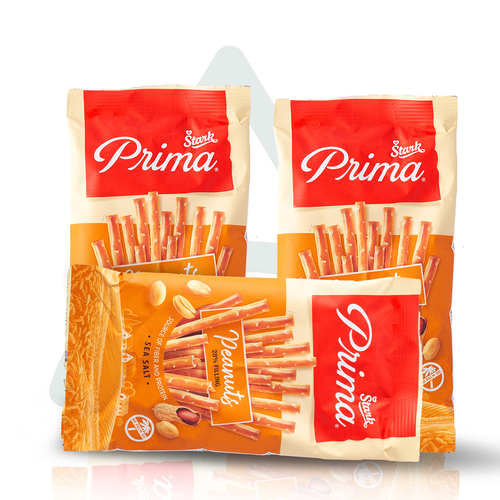 Prima Peanuts Pretzels * 3 pcs - Prima Salty Sticks filled with peanut butter 40 g