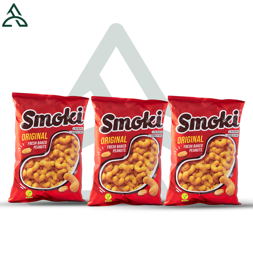 Smoki Baked Peanuts flips * 3 pcs - Smoki Baked Peanuts Original * 3 pcs