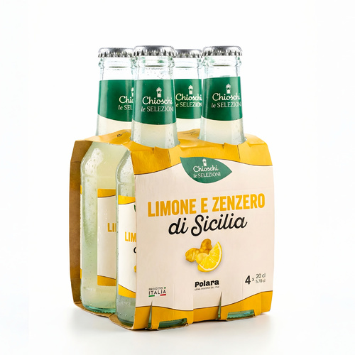 Lemon & Ginger Soda - Pack of 4 * 200 ml