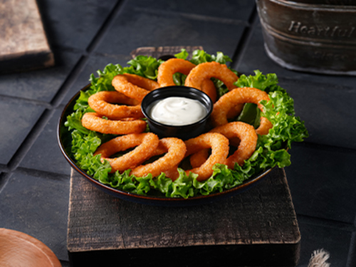 Magic Onion Rings - Onion Rings And Tartar Sauce