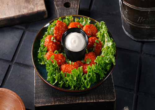 Bafalo Shrimps - Shrimps & Bufalo sauce & Runah Sauce