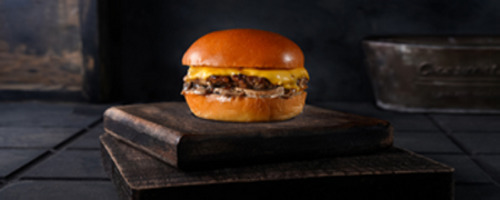 Mushroom Slider - Slider Bun, Beef Patty, Cheese Lolo bionda lettuce, Mushroom,Onion