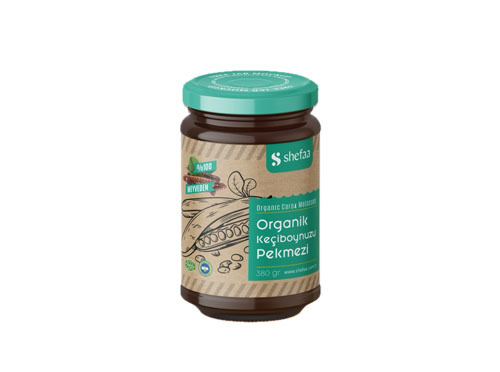 Organic Carob Molasses 380 gr - Carob fruit is an organic fruit that grows spontaneously in nature. It can act as a supportive in completing the daily vitamin and mineral needs of the human body. It is obtained from carob fruit grown in Mersin and Mediterranean regions. Organic Carob molasses is made by Low heat used during production in vacuum boilers helps preserve vitamins, minerals and other nutritional elements in the product composition.

The most important benefits of carob is very effective against shortness of breath. because it has the active ingredient of carob which is not found in almost any other plant. This active ingredient is also so effective in some allergic asthma disorders; it is possible to get immediate results.

What is written is not a doctor's warning or recommendation. It is for informational purposes only.
the supplier company has an organic production certificate, and continue to production with completely natural methods.
size 380 gram 
made in Turkey - Ordu