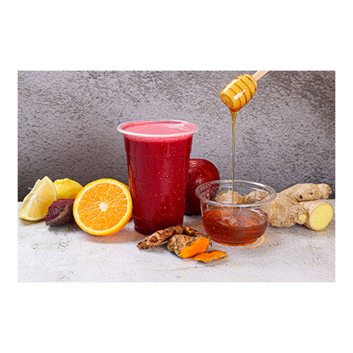 Detox Vitamin C - Honey - turmeric - lemon - ginger - carrots - orange - beetroot - apple