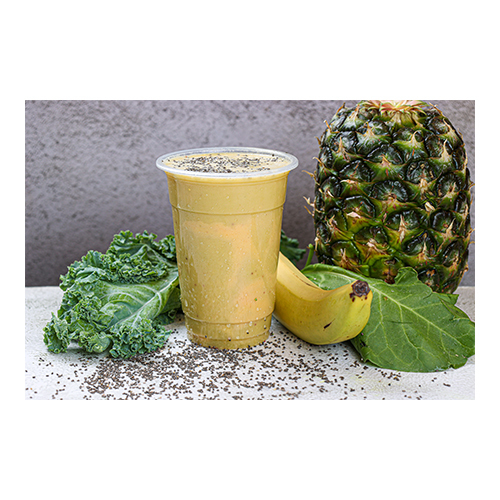 Mango World  - Smoothie Pineapple - Green cabbage-banana-spinach-pineapple-chia seeds