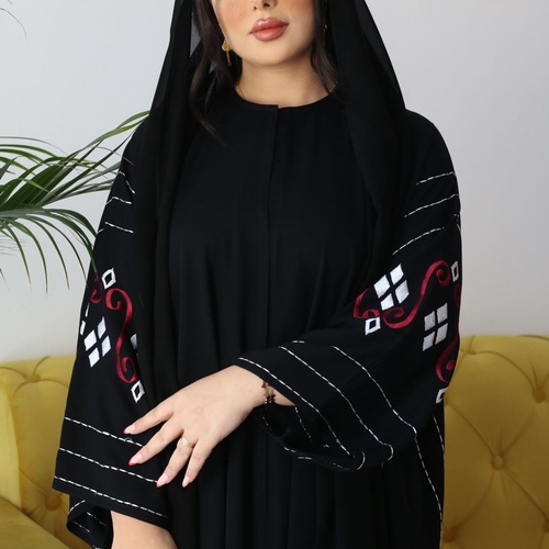 embroidery abaya