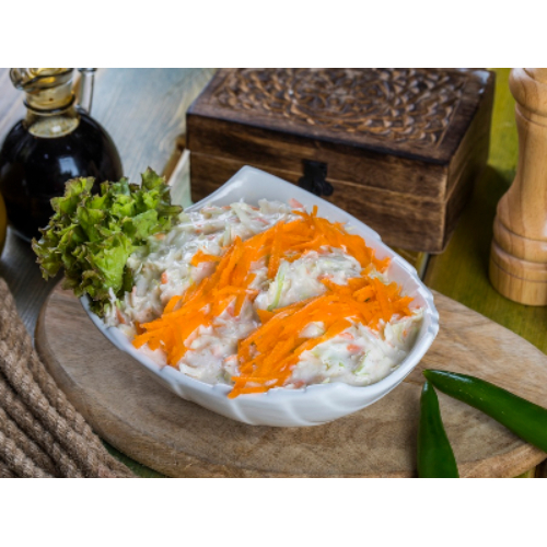 Colslaw Salad - Cabbage with carrots and mayo