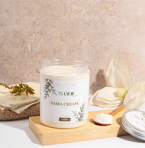 Sama Beauty  - Sama Cream - Made from scratch with the best oils and butters that moisturize and nourish the skin, and safe lightening extracts are added to it to lighten and unify skin tone and treat cracks on the body.